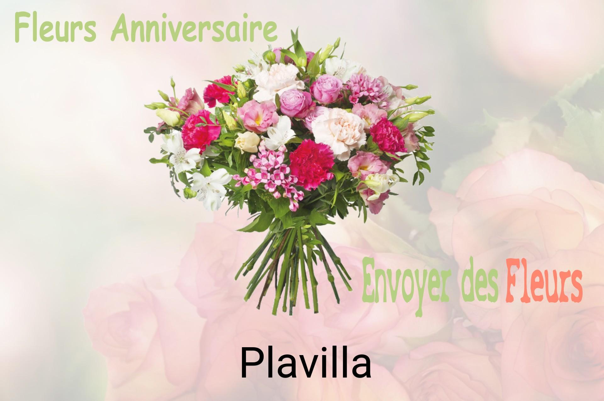 Bouquet de fleurs d’anniversaire livré à Plavilla